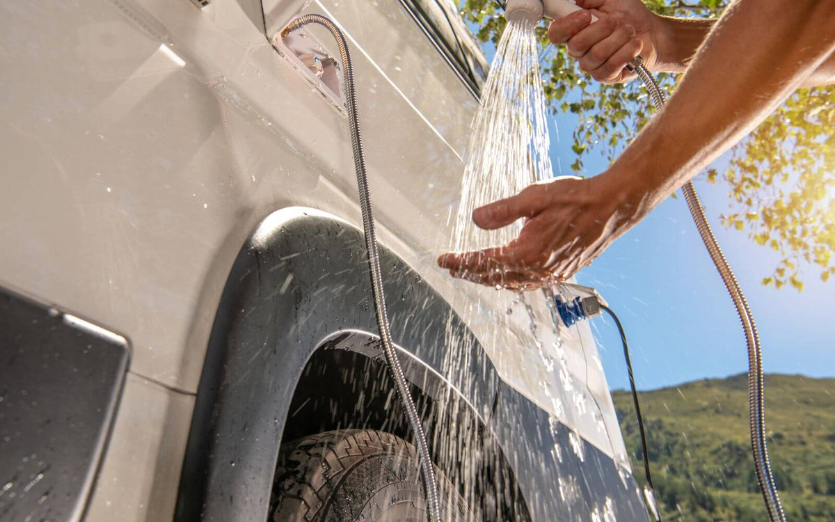 Plumbing Installation Van Conversion Shower Kitchen Hot Water Tank Custom Fabrication Reliable Water Systems