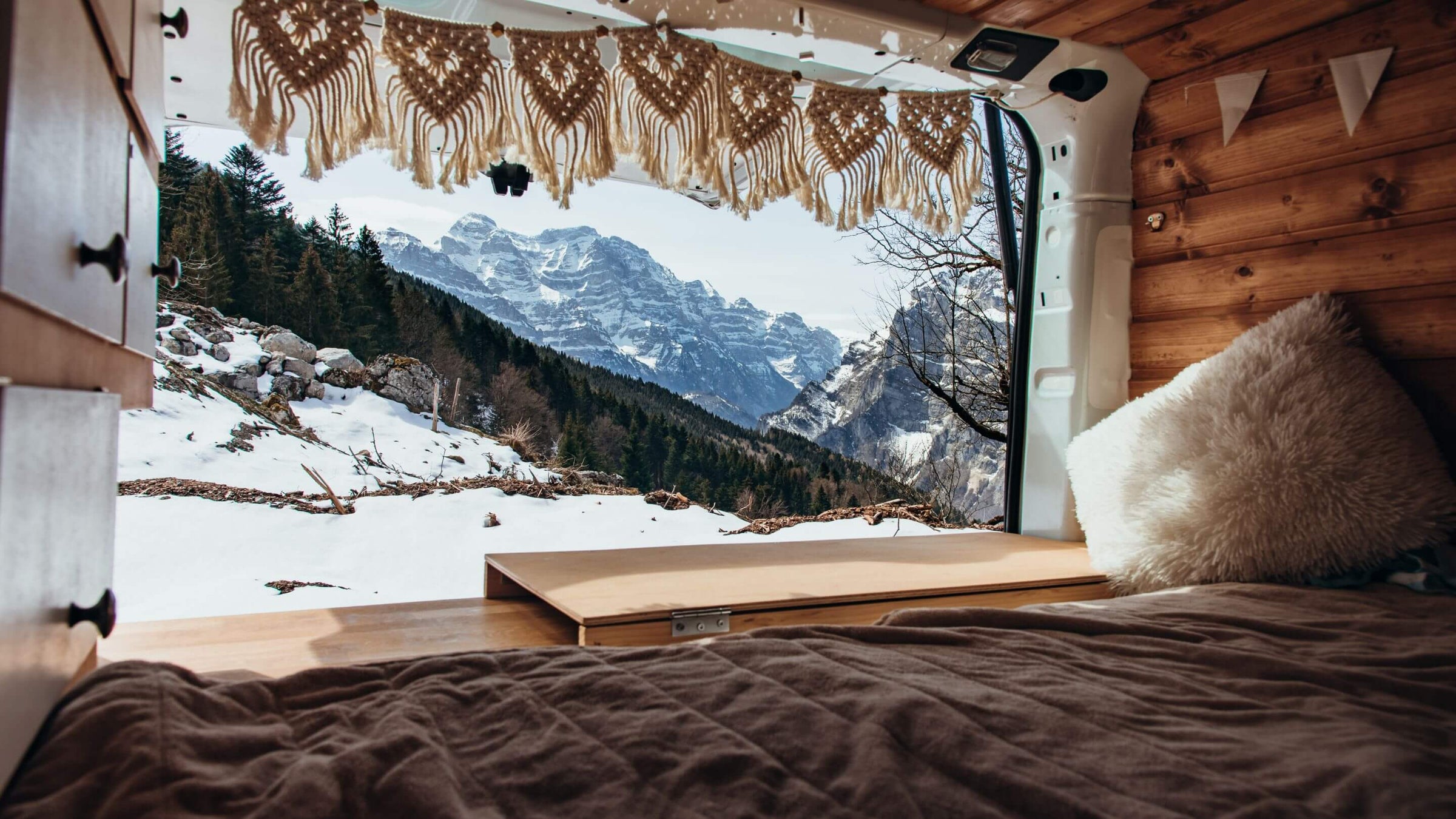 Custom vanlife mattress with high-density foam and water-resistant, antibacterial cover, designed for van conversions, skoolies, and RVs.