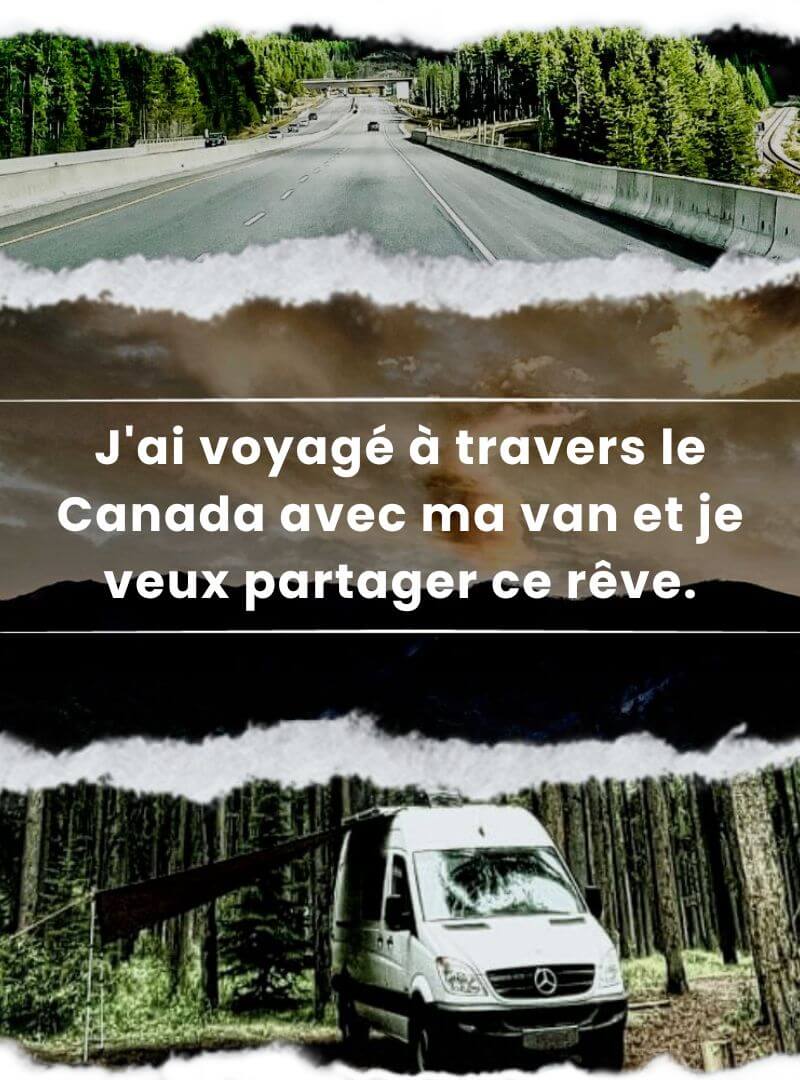 Voyage à travers le Canada avec ma van