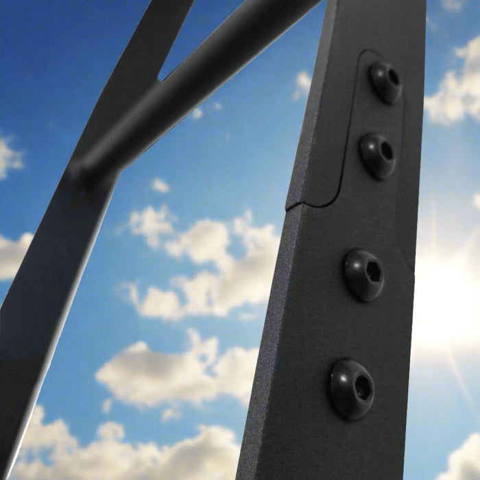 Elegant and durable aluminium side ladder