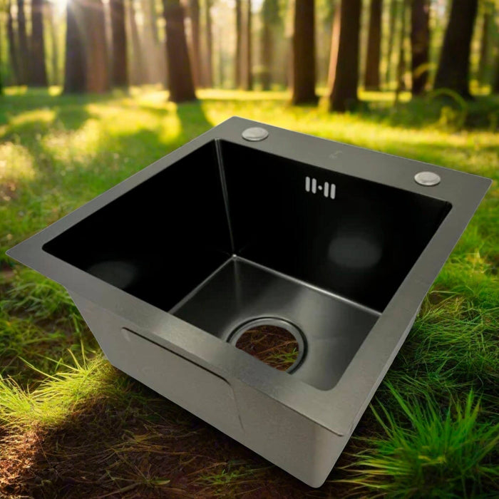 Black stainless steel nanotech SINK