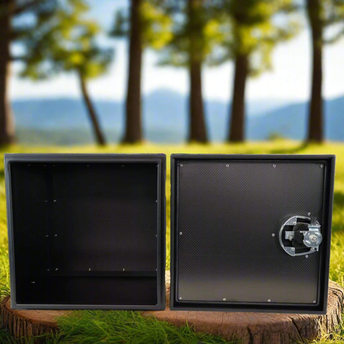 Grande carbon fibre storage box