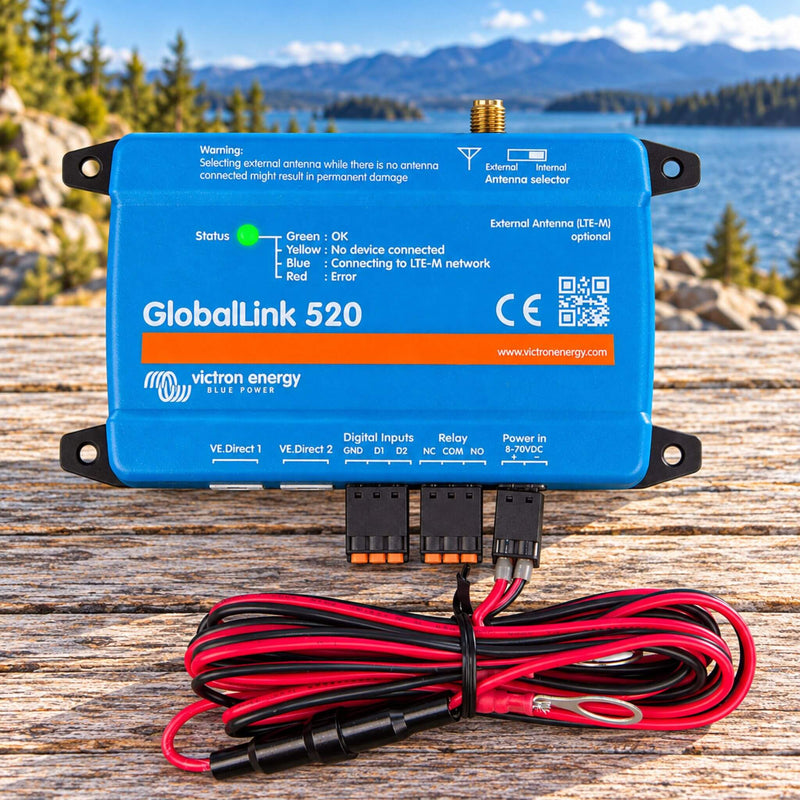 Victron GlobalLink 520 for remote monitoring of off-grid electrical systems