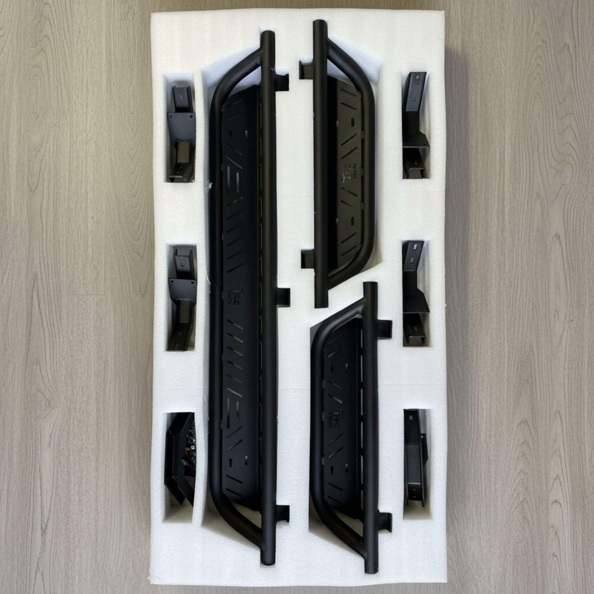 Installed running boards on Sprinter van, allowing effortless entry and exit for passengers.