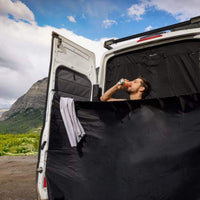 VANESSENTIAL REAR DOOR SHOWER CURTAIN