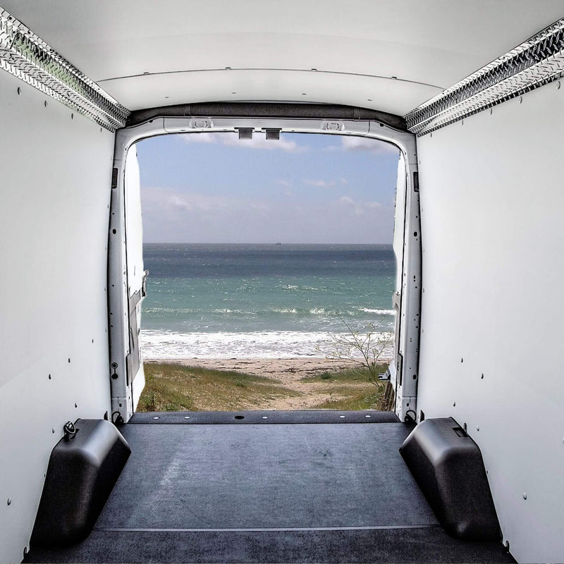 Transform Your Mercedes Sprinter DIY Van Conversion with Legend DuraTherm White Wall Liner. Elevate Your Space with Precision Fit, Superior Insulation, and Effortless Installation. Upgrade Your Journey Today!