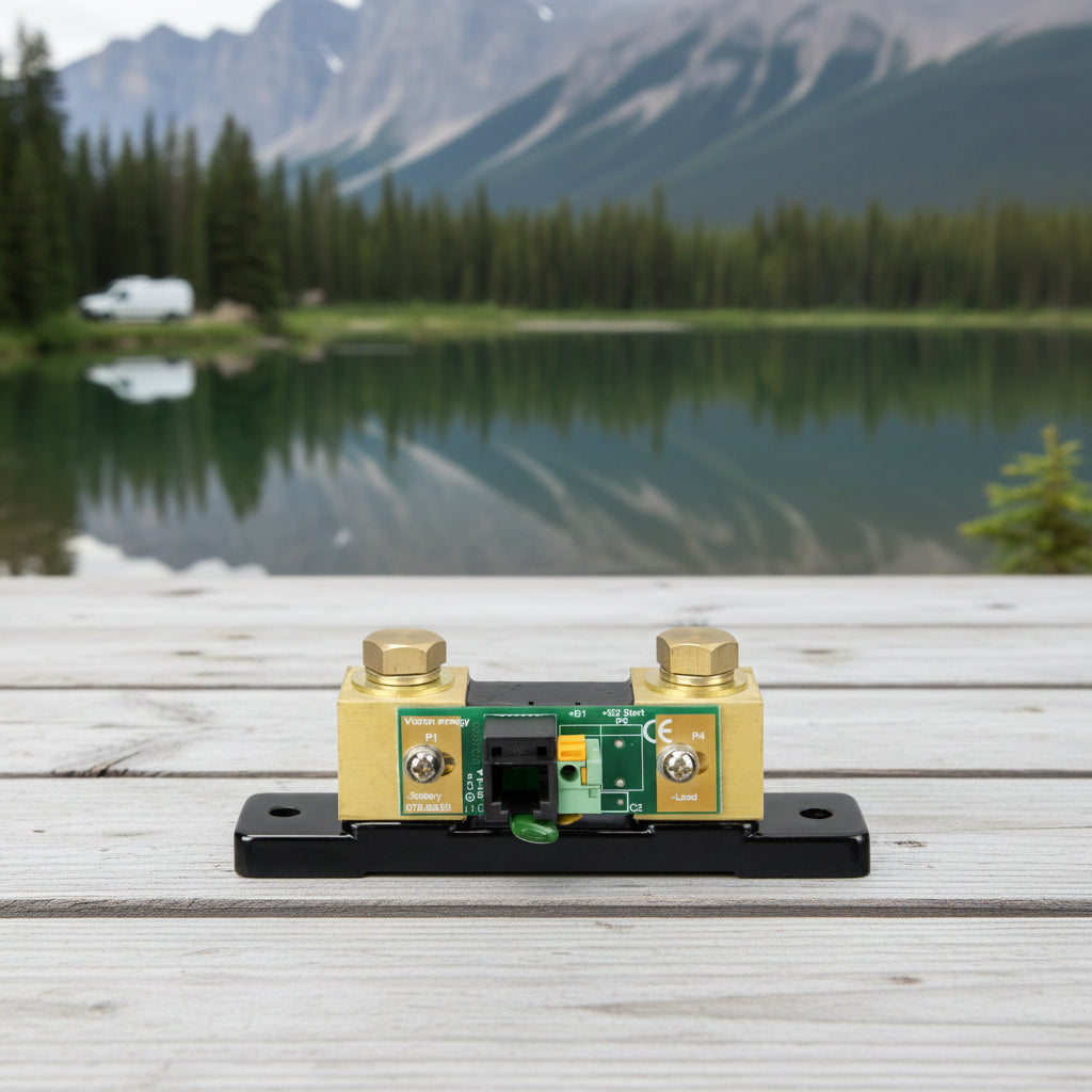Victron Energy BMV-700 — shunt 500A avec bornes en laiton et carte de connexion