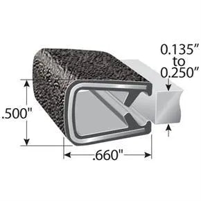 SPRINTER (2007+) 170" / 170" EXT — TRIM-LOK FOR DRIVER REAR FIXED & SLIDER WINDOWS
