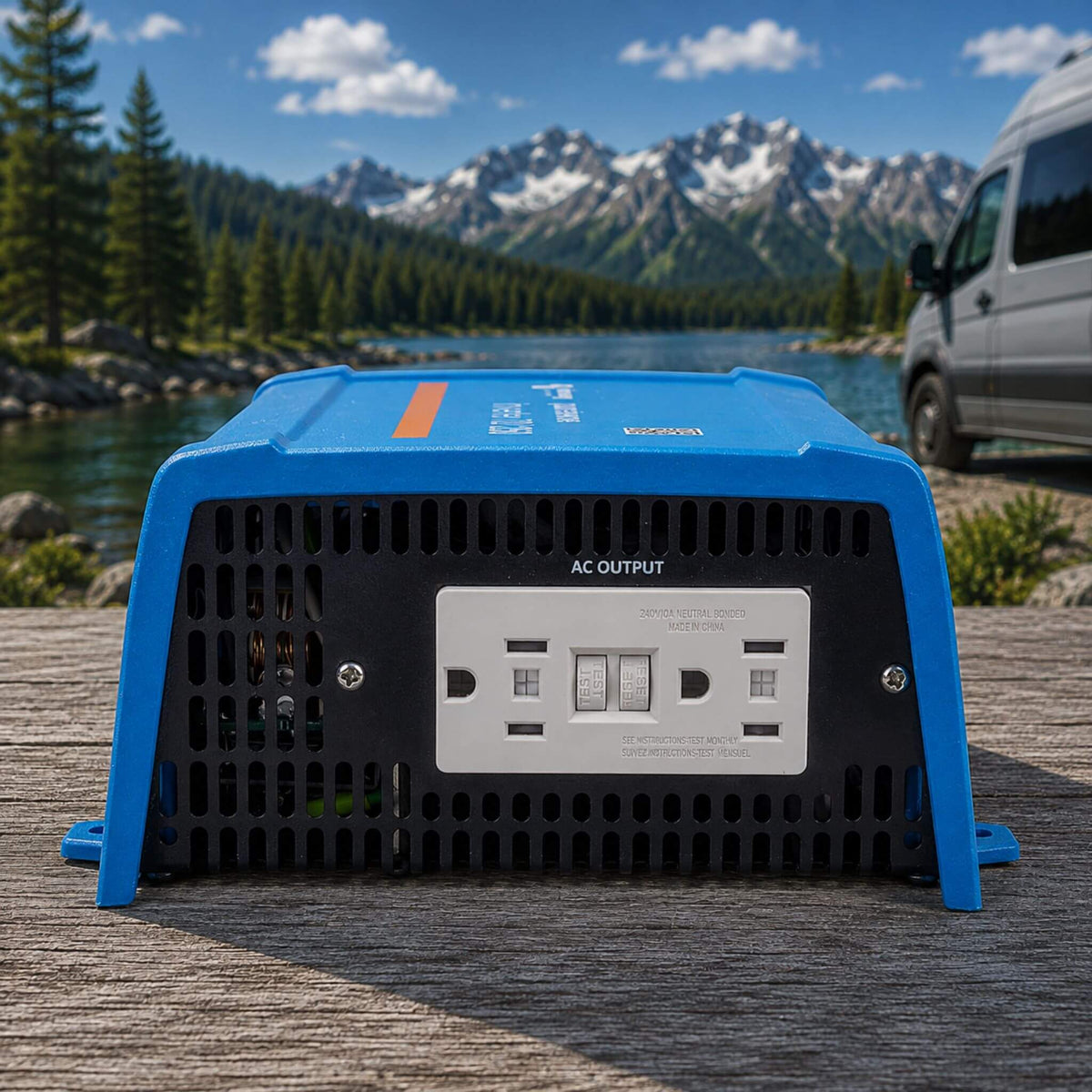 Victron Energy 12/250 pure sinewave inverter for van conversion and off-grid power