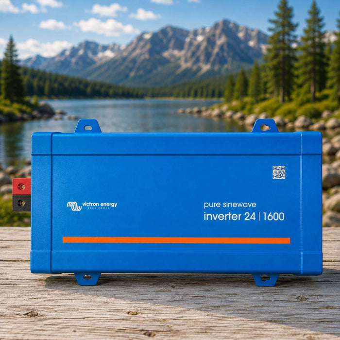 Victron Energy 12/500 pure sine wave inverter for off-grid camper van and RV electrical systems