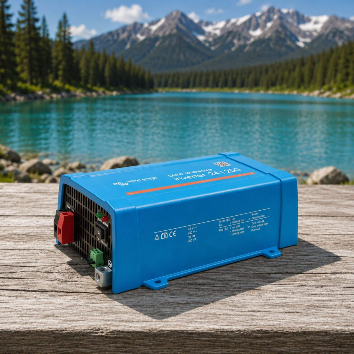 Victron Energy 24/250 120V VE.Direct NEMA GFCI Phoenix Inverter for camper van electrical systems