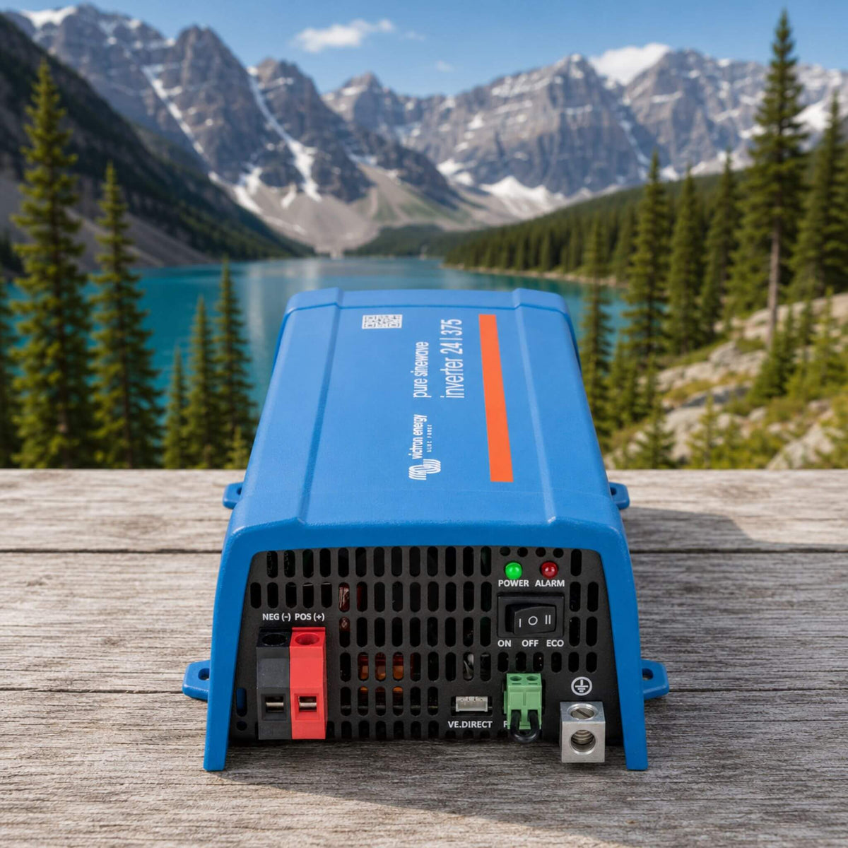 Victron Energy 24/375 120V VE.Direct NEMA 5-15R Phoenix Inverter | PIN243750500 camper van power conversion off-grid