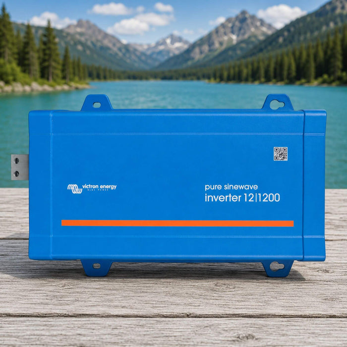 Victron Energy Phoenix Inverter 12/1200 for camper van and off-grid electrical systems.