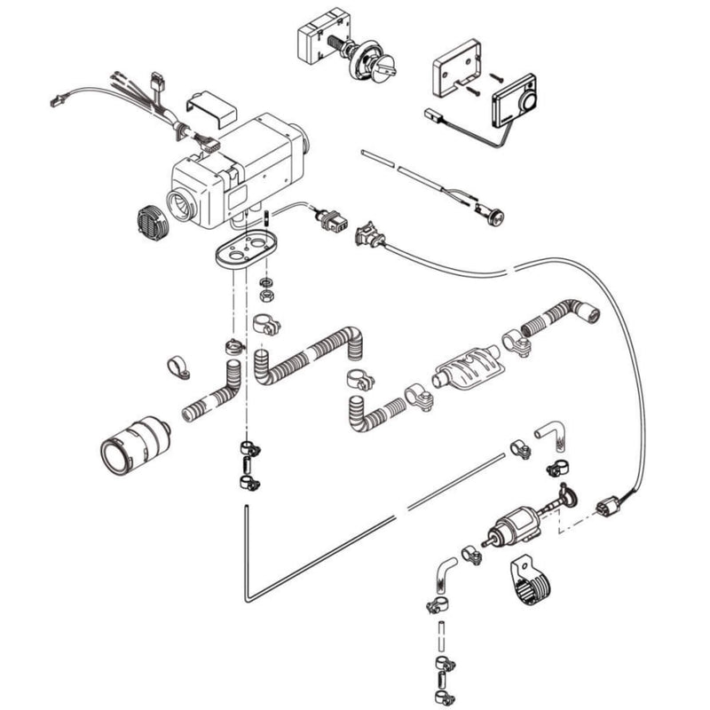 Webasto Air Top 2000 ST Heater Animation 