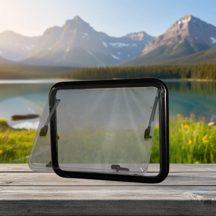 Adventure-ready Classic Window 550x700 mm / 21.65"x27.56" for camper vans offering airy ventilation, bright natural light, and robust materials built to last on the road