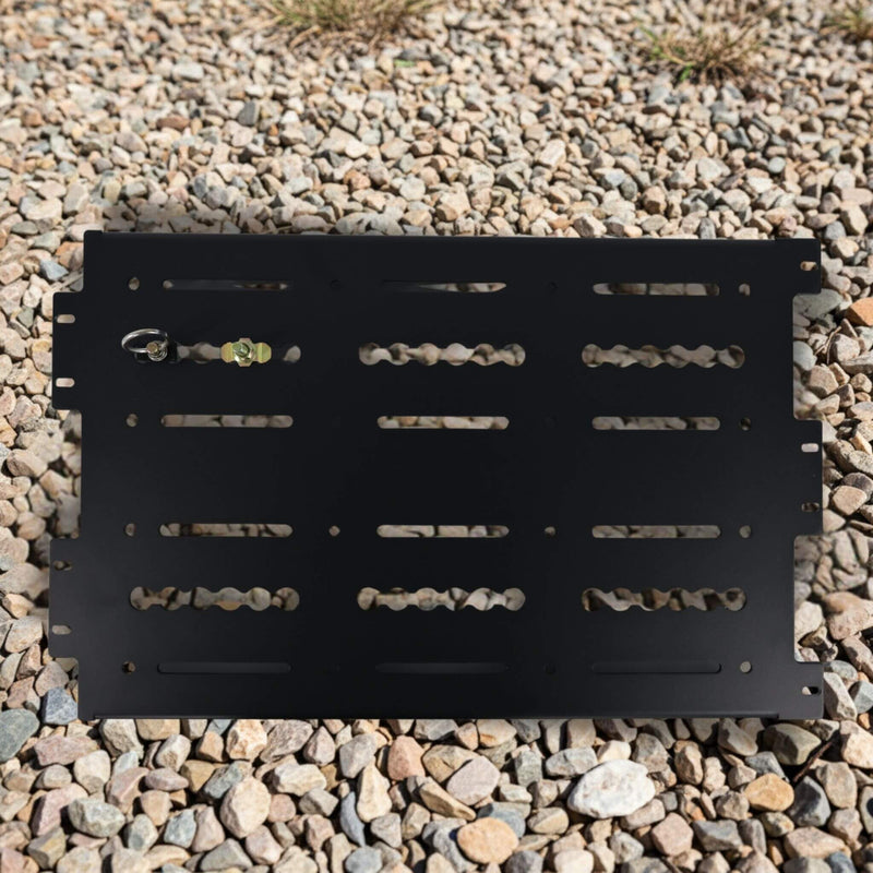 Aluminum Decking Panel System ready for road trips and outdoor adventures on Sprinter or Transit. / Système de panneaux en aluminium prêt pour les voyages et aventures en plein air sur Sprinter ou Transit.