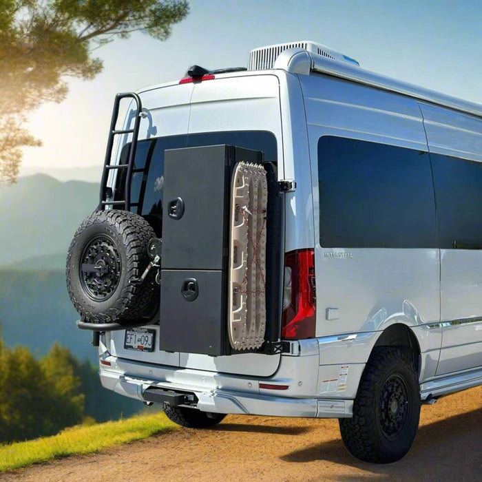 Aluminum Grande storage box for organizing campervan gear