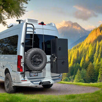 Grande aluminum storage box for Sprinter, Transit and ProMaster vans