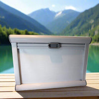 Lightweight 17"×19" acrylic camper window – Arctic Tern, made for the road / Fenêtre de van légère 17"×19" – Arctic Tern, pensée pour la route