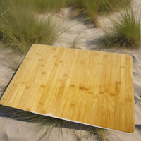 Bamboo table top ready to use in campervan and RV interiors