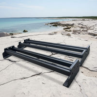 Van roof cross bars for Sprinter high roof rooftop storage systems