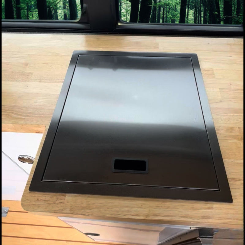 BLACK STAINLESS STEEL NANOTECH SINK WITH HIDEAWAY FAUCET - Lonavity