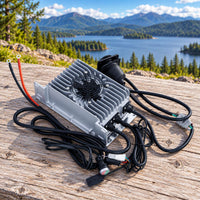 Chargeur de batterie intégré BSLBATT 48V 20A pour voiturette de golf