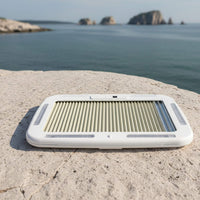 Van skylight roof hatch installed for ventilation and interior light control