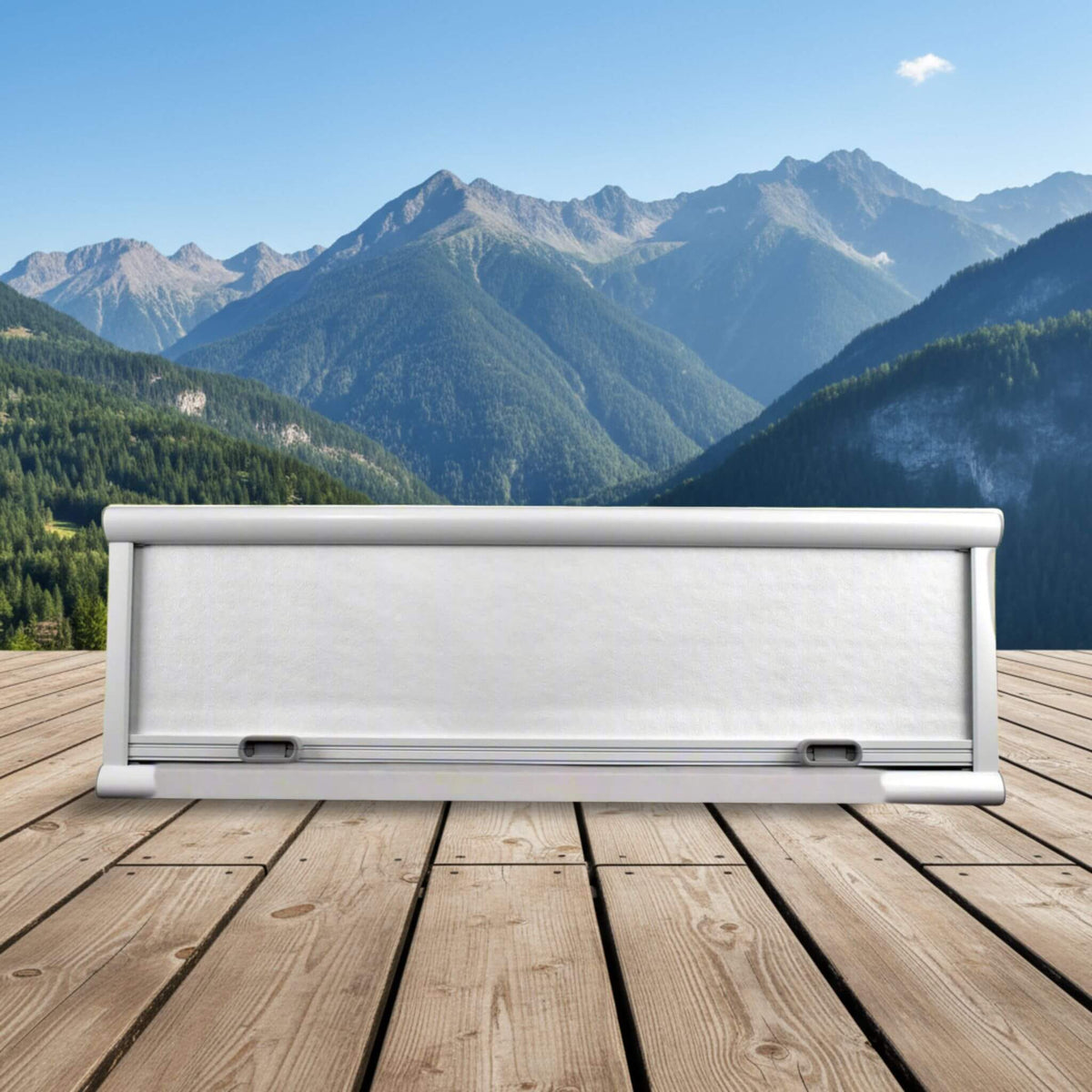 Classic Secure Push-Lock Window – Fenêtre classique avec poignée push-lock, sécurité renforcée et résistance pour vanlife, voyages et camping