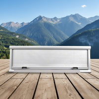 Classic Secure Push-Lock Window – Fenêtre classique avec poignée push-lock, sécurité renforcée et résistance pour vanlife, voyages et camping