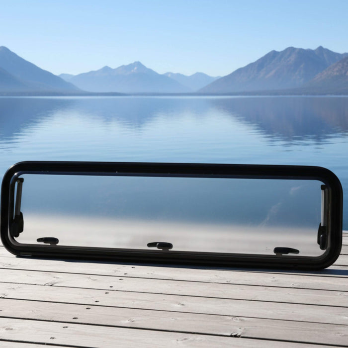 Classic Window 300x1100 mm / 11.81"x43.31" bringing natural light and fresh airflow into your van for comfortable vanlife adventures