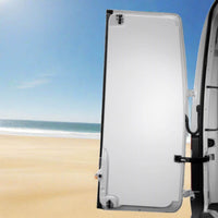 Duratherm door liner giving a clean finish to RAM ProMaster campervan doors