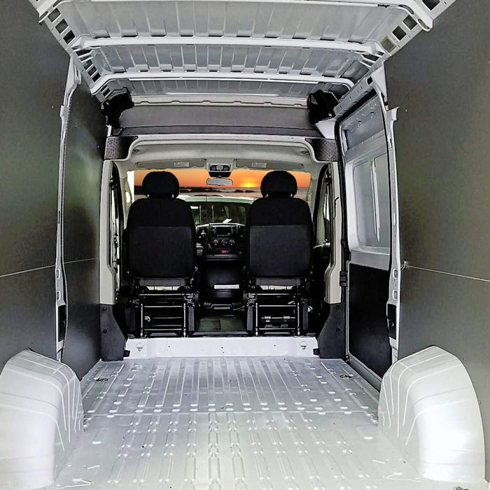 Duratherm wall liner panels for RAM ProMaster campervan interiors