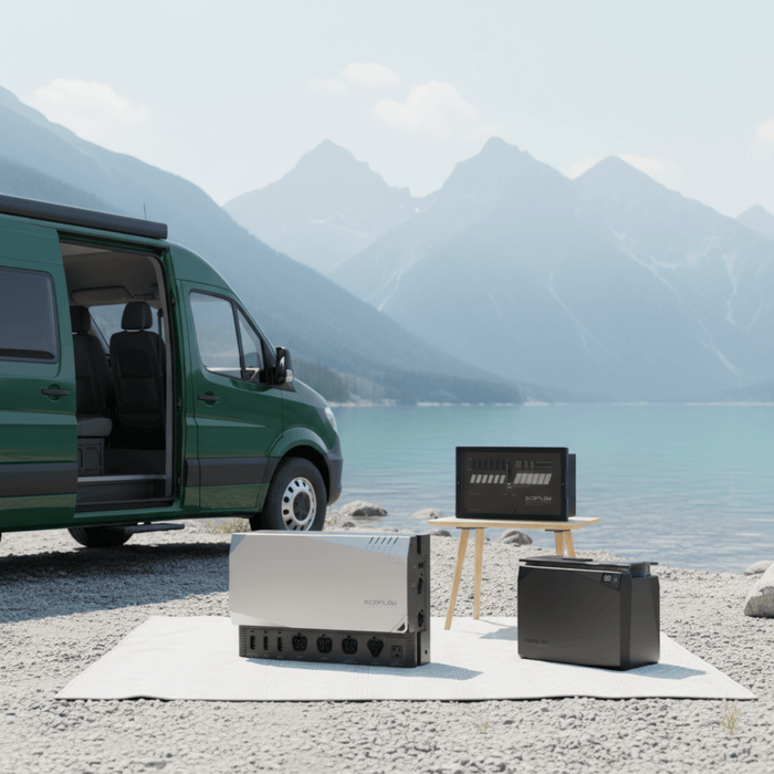 EcoFlow 2kWh mobile solar energy storage system for off grid living