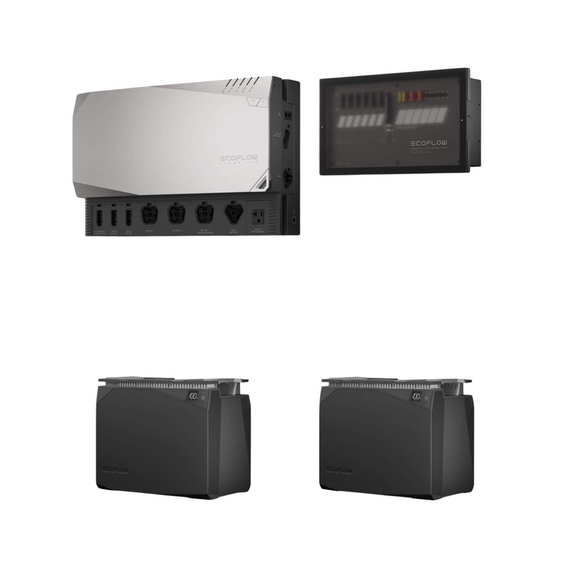EcoFlow 4kW van power kit with battery and hub setup for off-grid use