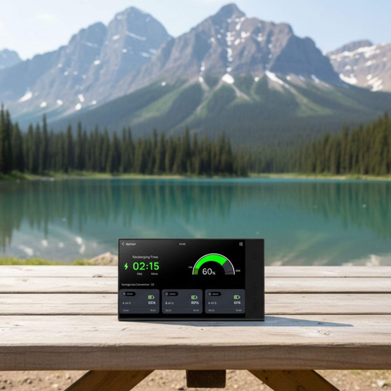 EcoFlow Power Kits console touchscreen display for system monitoring and control