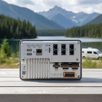 Victron Energy Ekrano GX enabling remote monitoring, configuration, and performance tracking of renewable energy and backup power systems.