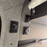 Electric expandable bed designed for installation by van builders
