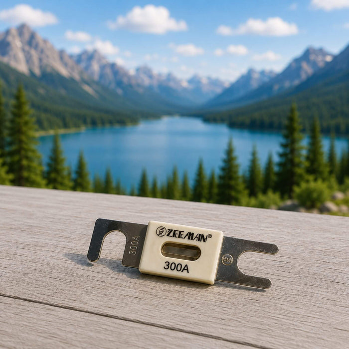 Battery protection fuse for marine electrical systems, RV installations and camper vans