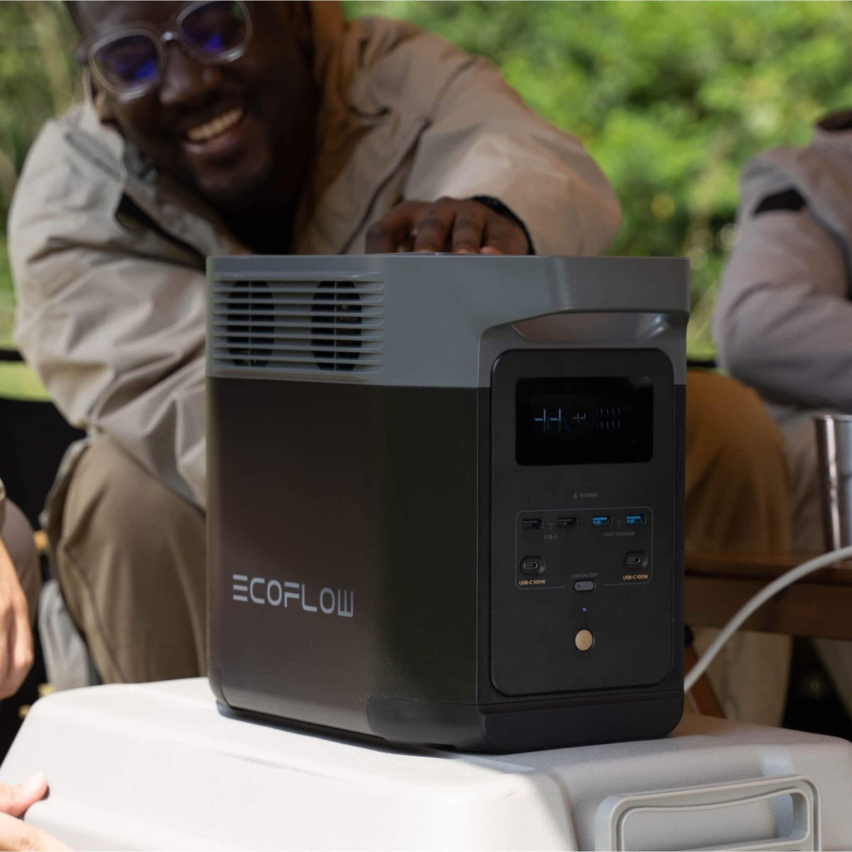 EcoFlow Delta 2 portable power station for van life setup