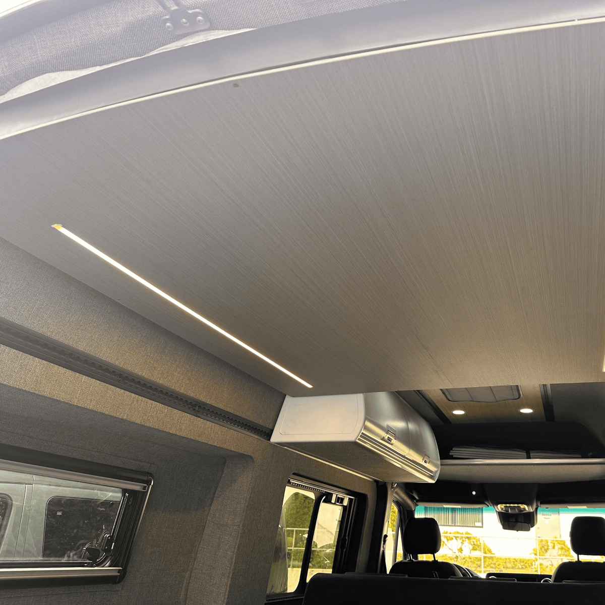 EXPANDABLE BED FOR CAMPER VANS — ELECTRIC LIFT & SLIDE SYSTEM