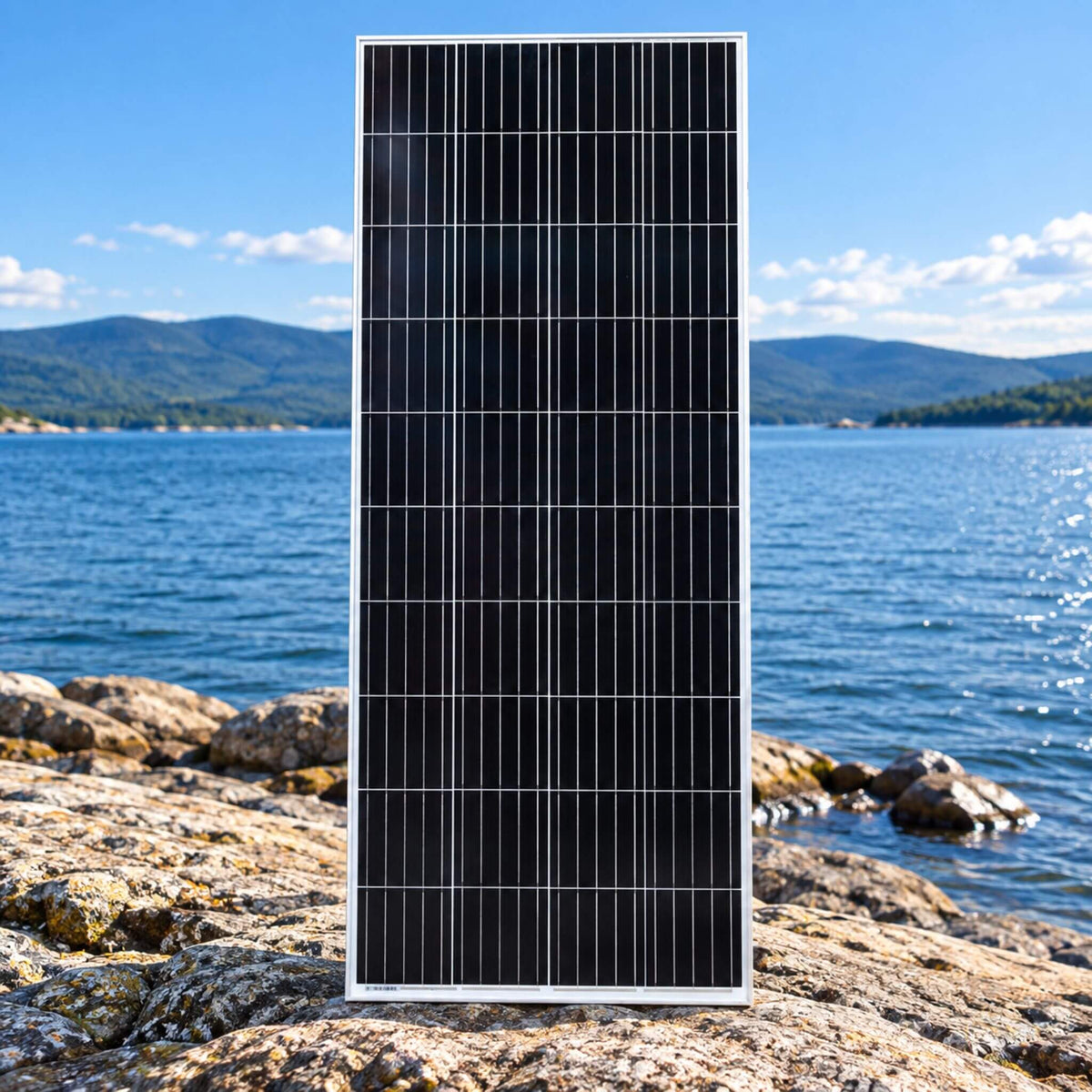 Panneau solaire monocristallin GMA GMAM6-36M-200W 200W pour la conversion de fourgonnettes et les systèmes d'énergie solaire hors réseau