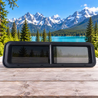 Sliding camper window for recreational vehicle conversions in Montreal