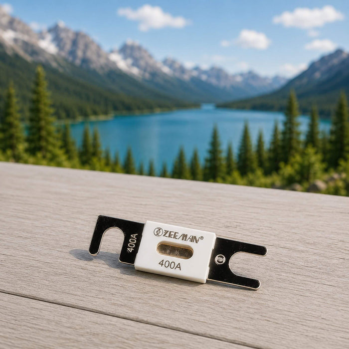 Electrical system fuse designed for van life power systems, batteries and solar charging setups