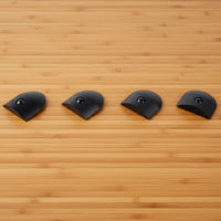 Embouts en aluminium L-Track mettant en valeur la finition thermolaquée et la durabilité