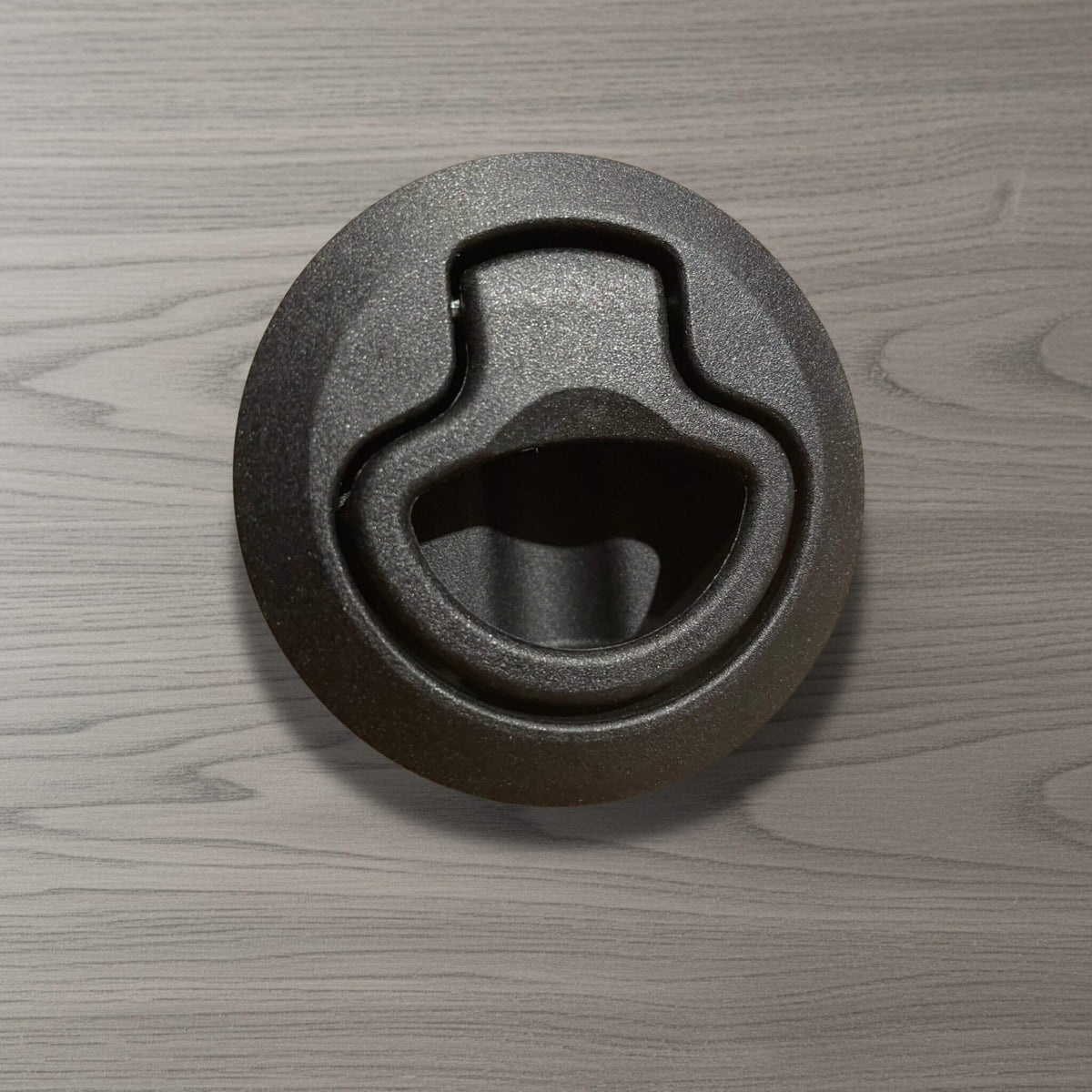 Dual-spring slam latch for vans, ensures drawers and cabinets stay closed while driving.