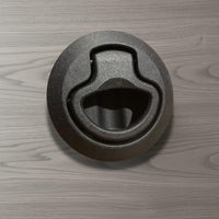 Dual-spring slam latch for vans, ensures drawers and cabinets stay closed while driving.