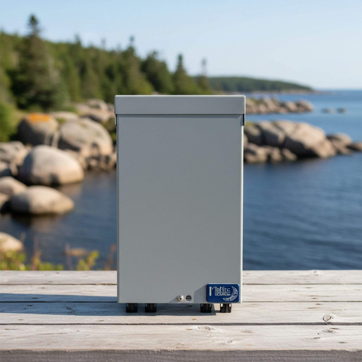 Pre-wired MidNite Solar MNPV4-MC4 combiner box engineered for solar installations, helping simplify wiring while delivering reliable overcurrent protection and system organization.
