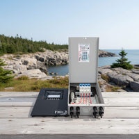 MidNite Solar MNPV4-MC4 solar combiner box ideal for vanlife, RV, cabin, and off-grid power systems, allowing secure photovoltaic string combining and DC circuit protection.