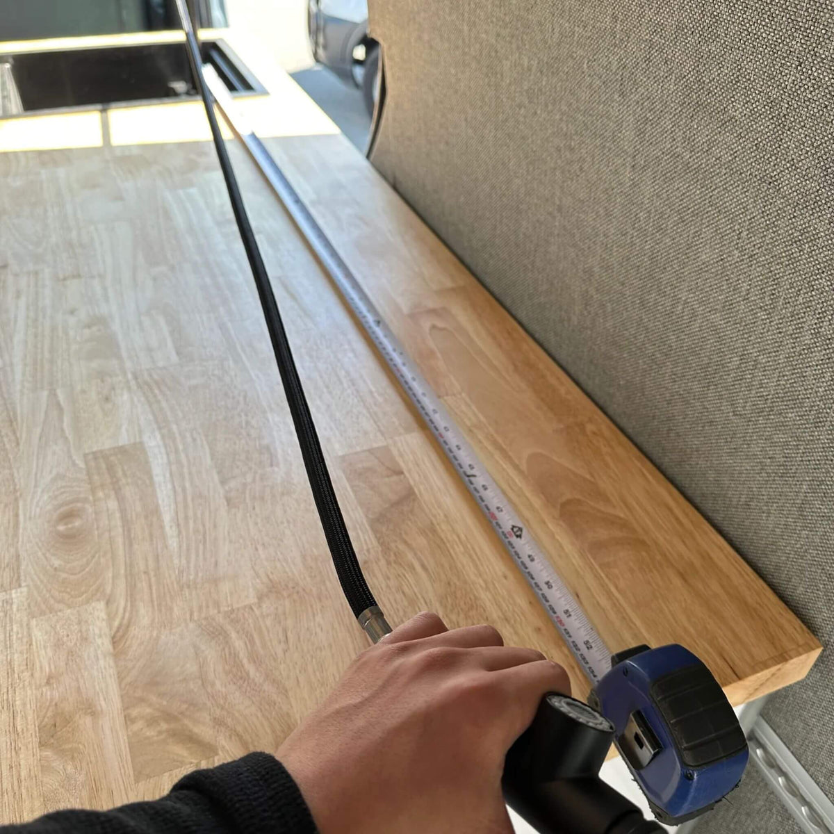 Flush mount nanotech sink for vanlife plumbing system